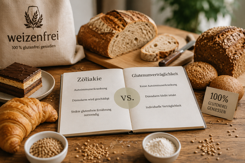 Zöliakie oder Glutenunverträglichkeit? Die wichtigsten Unterschiede einfach erklärt