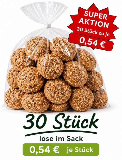 SUPER AKTION Mehrkornbrötchen 30x70g